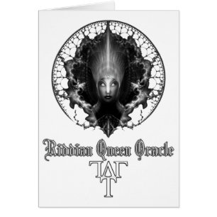 Riddian Queen Oracle GS Hälsningskort