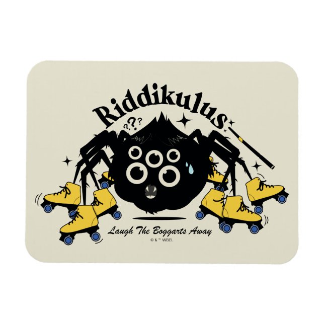 Riddikulus - Laugh the Boggarts Away Magnet (Horisontell)