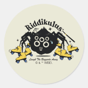 Riddikulus - Laugh the Boggarts Away Runt Klistermärke