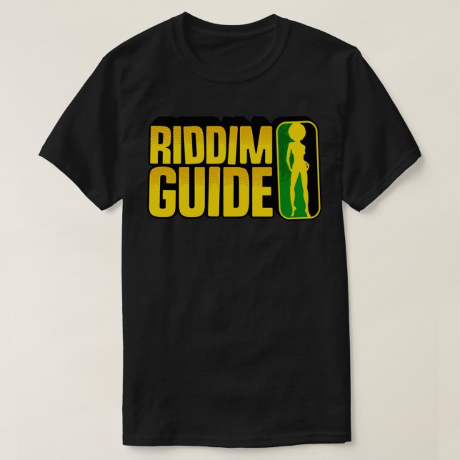 Riddim Guide-etikett T Shirt (Design framsida)