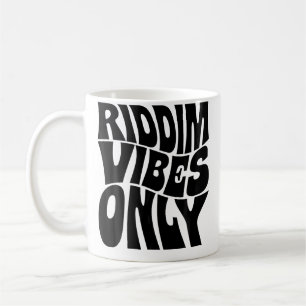 Riddim Vibes Endast Edm Rave Groovy Kaffemugg