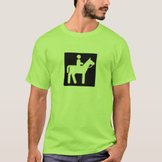 ridding för häst t-shirt