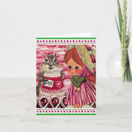 Riddle besöker Elizabeth Note Card Helgkort