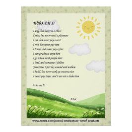 Riddle Wall Art Perfect Poster