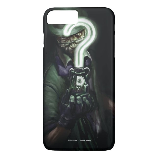 Riddler Illustration Case-Mate iPhone Skal (Baksida)