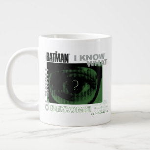 Riddler "jag vet vad jag måste bli" jumbo mugg