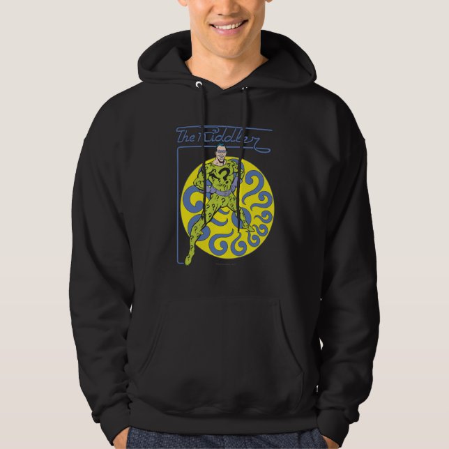 Riddler & Logotyp Lila Sweatshirt (Framsida)
