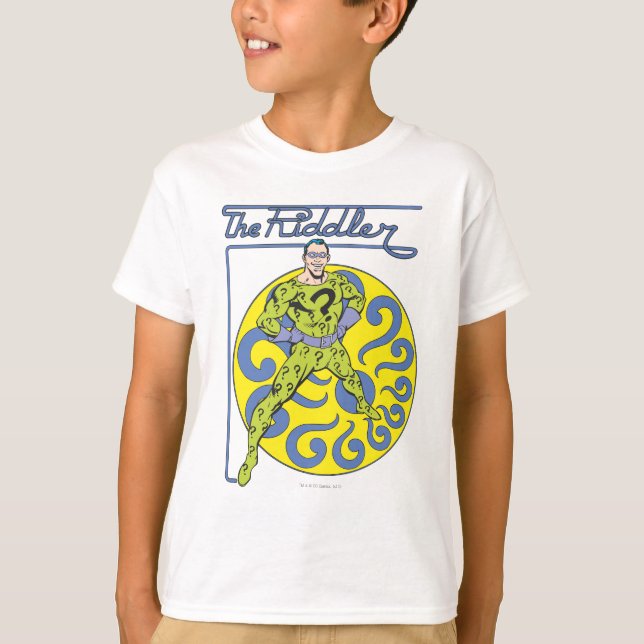 Riddler & Logotyp Lila Tee Shirt (Framsida)