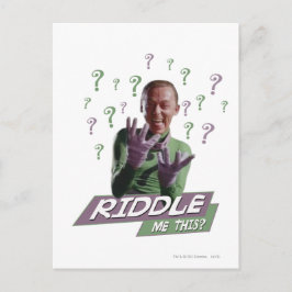 Riddler - Riddle Me this Vykort