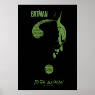 Riddler "to Batman" - frågetecken Poster