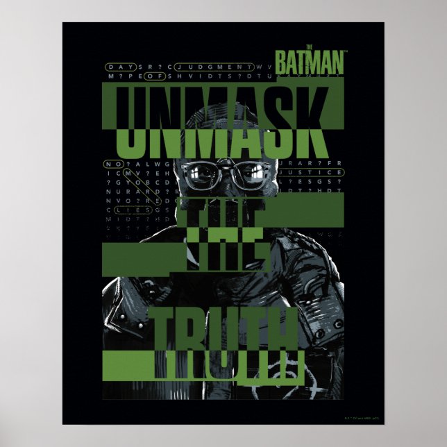Riddler - uppmaskera sanningen poster (Framsidan)