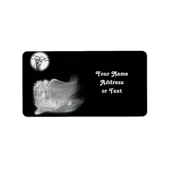 Riddram från Graveyard Adressetikett (Framsidan)