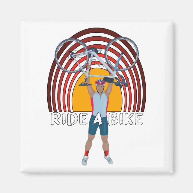 Ride a Bike Magnet (Framsidan)