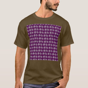 Ride a Bike Nacke Gaiter Lila Bicycle Nacke Gator T Shirt