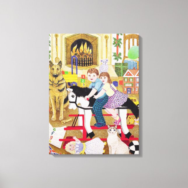 Ride-a-Cock-Horse Canvastryck (Framsida)