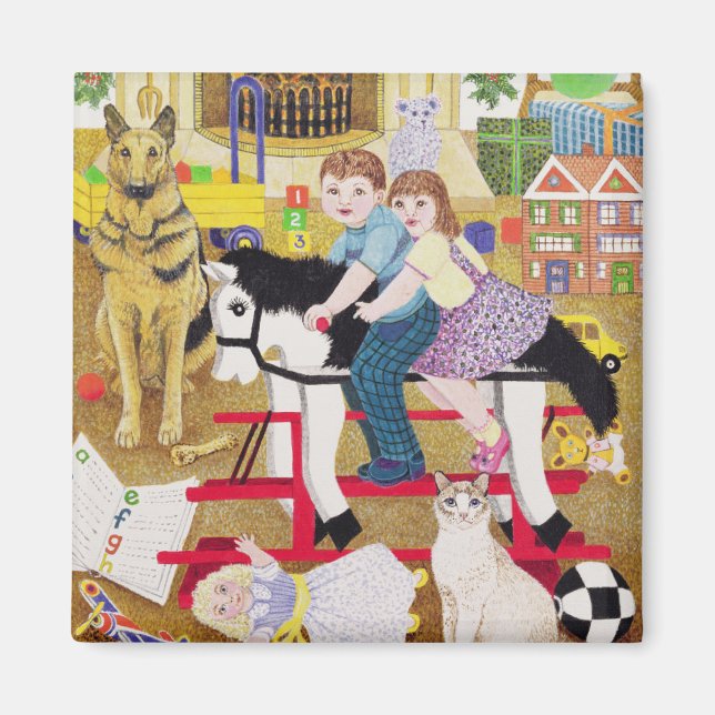 Ride-a-Cock-Horse Magnet (Framsidan)