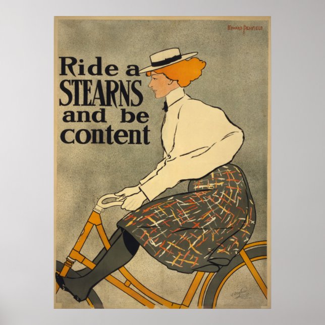 Ride a Stearns Poster (Framsidan)