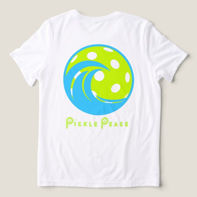 Ride betesbollen med fred t shirt (Design baksida )