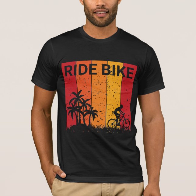 Ride Bike T-shirt Design (Framsida)