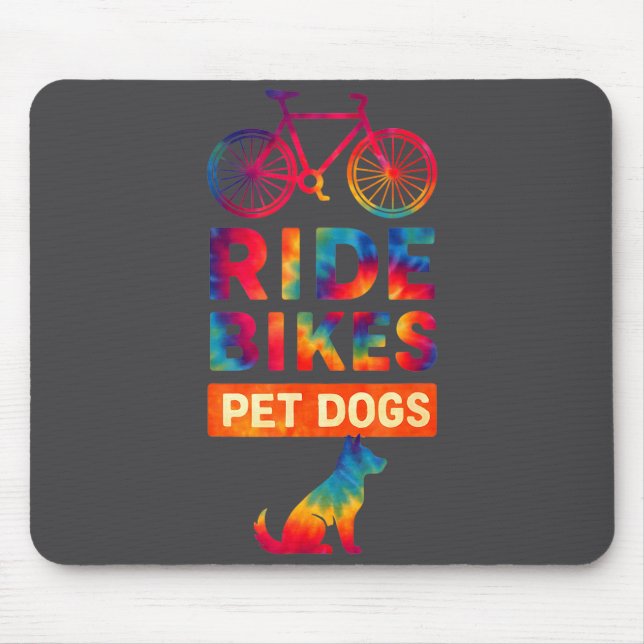 Ride Bikes Pet Dogs Bicycle Cycling Biking Dog Lov Musmatta (Framsidan)