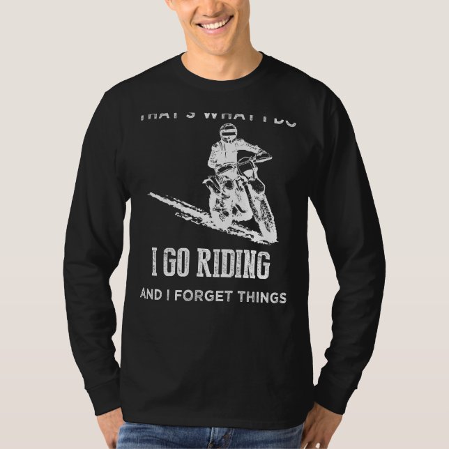 Ride & Chuckle: Riding Slogan Tee - Diverse (Framsida)