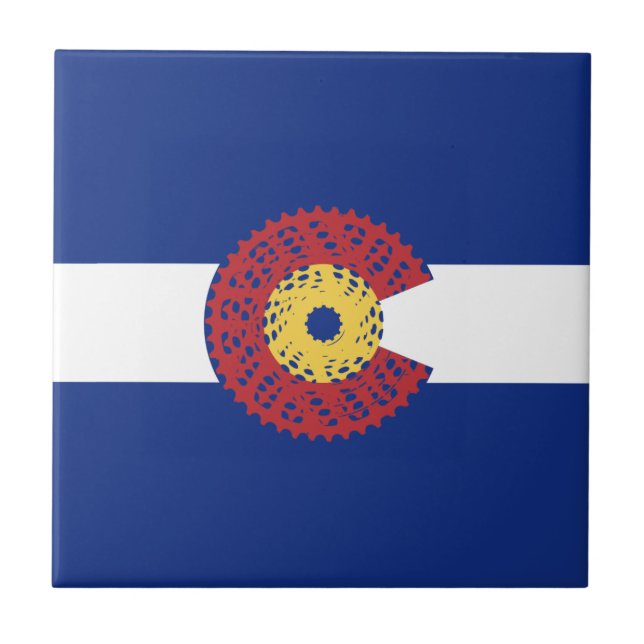Ride Colorado (Bicycle Cassette) Kakelplatta (Framsidan)