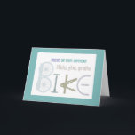 Ride de Trails Biking Friend Birthday Kort<br><div class="desc">Ride Trails Mountain Biking Friend Birthday med bilder från cykeldelar</div>