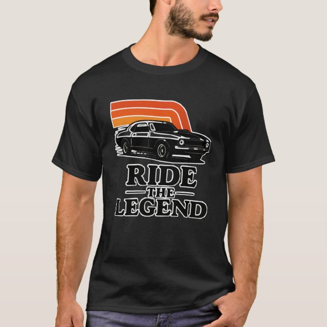 Ride den klassiska Legend Car Tee (Framsida)