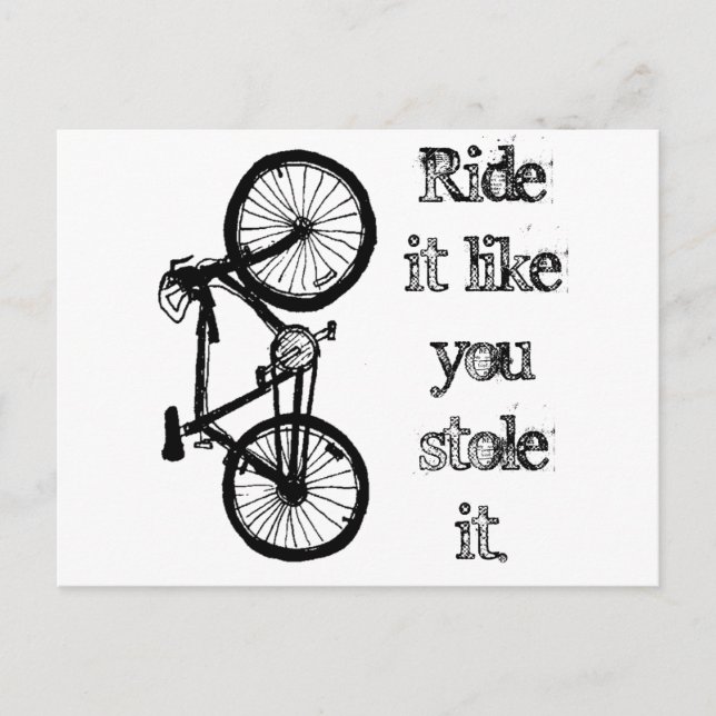 Ride det som om du lagrade det vykort (Framsida)