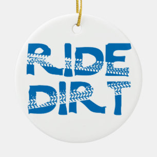 Ride Dirt Julgransprydnad Keramik