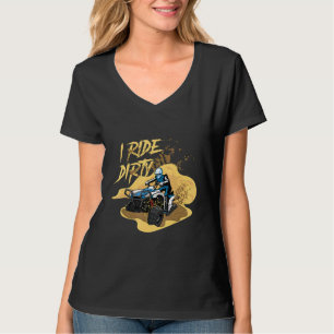 Ride Dirty Quad Rider Atv Extreme Sports Offroad F T Shirt