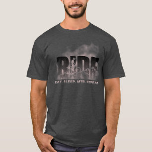 Ride Eat-viloläge MTB Upprepa berg Biking1300 T Shirt