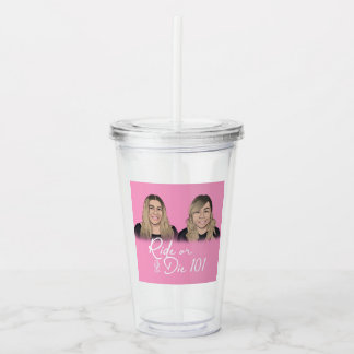 Ride eller Die 101 Tumbler Take Away Mugg