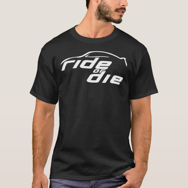 Ride eller Die Essential T-Shirt (Framsida)