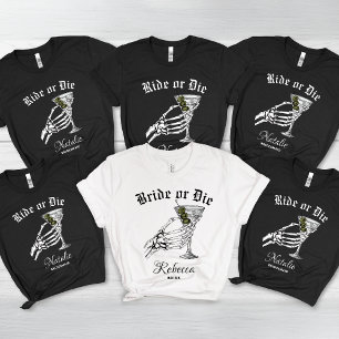 Ride eller Die Til Döde vi Party Bachelorette T Shirt
