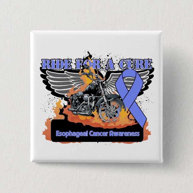 Ride for a cure - Esophageal Cancer Knapp (Framsida)