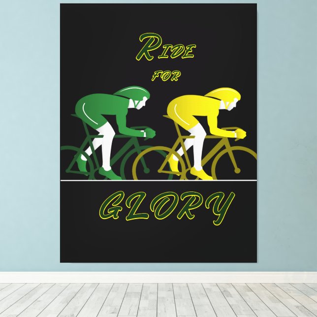 Ride For Glory Canvas Art (Insitu (trägolv))