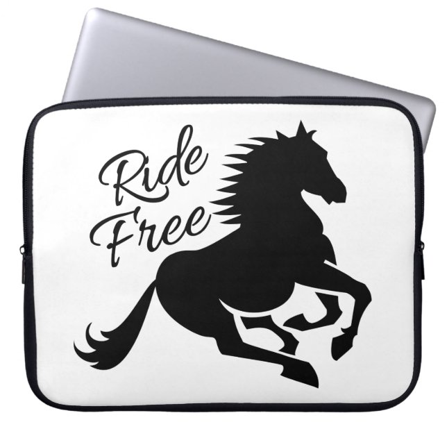 Ride Free anpassningsbar laptop sleeve (Framsidan)