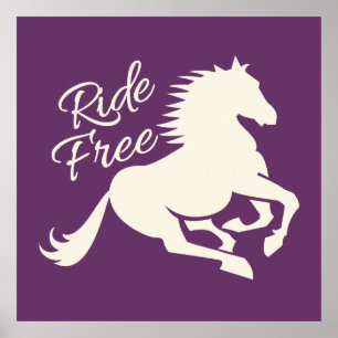 Ride Free anpassningsbar poster