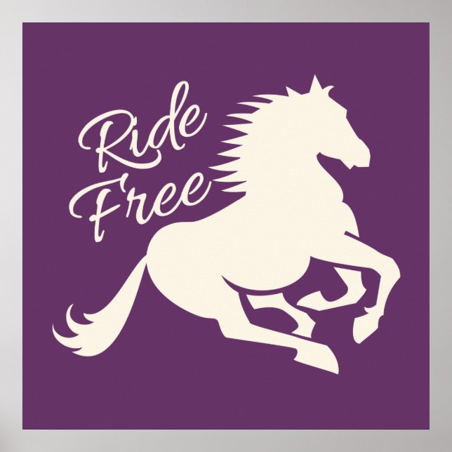 Ride Free anpassningsbar poster (Framsidan)