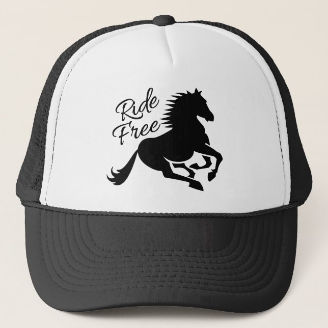 Ride Free hat - välj färg Truckerkeps (Framsida)