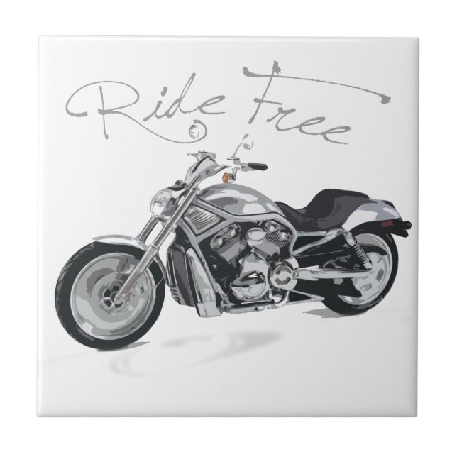 Ride Free Kakelplatta (Framsidan)