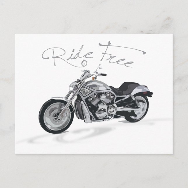 Ride Free Vykort (Framsida)