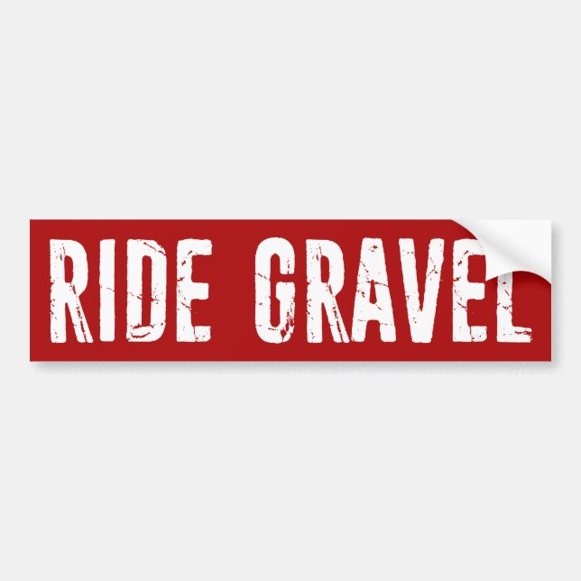 Ride Gravel Bildekal (Framsidan)