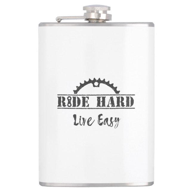 Ride Hard Live Easy Cycling Fickplunta (Framsidan)