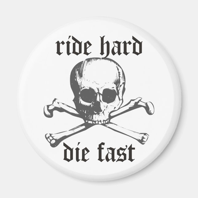 Ride hård magnet (Framsidan)
