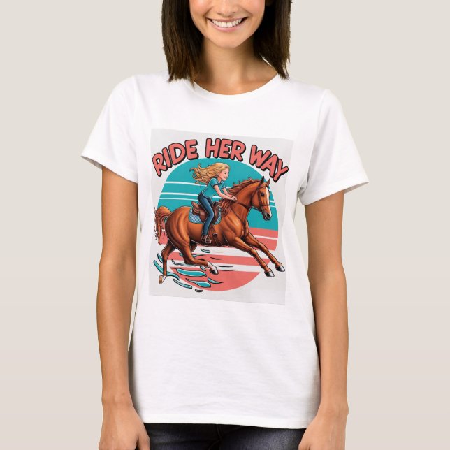 Ride Hennes Way Sunset Gallop T Shirt (Framsida)