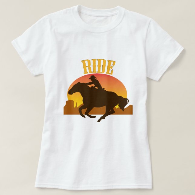 Ride Horse T Shirt (Design framsida)