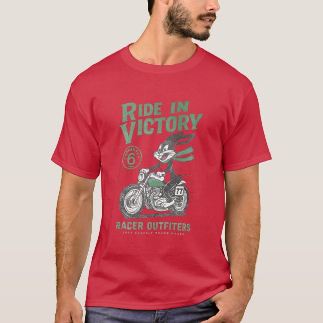 Ride in Victory funny T Shirt (Framsida)