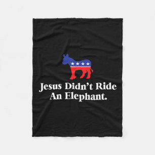 Ride inte en elefant - Lönt antirepublikan Fleecefilt